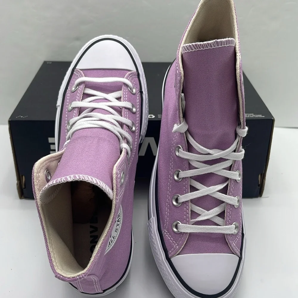 Converse WMNS Lavender High-Top Platforms A09392F CTAS LIFT HI CLASSIC AMETHYST